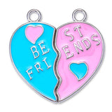 20Pcs Multicolor Enamel Love Letters Couple Necklace Bracelet Pendant