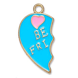 20Pcs Multicolor Enamel Love Letters Couple Necklace Bracelet Pendant