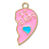 20Pcs Multicolor Enamel Love Letters Couple Necklace Bracelet Pendant