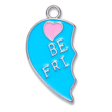 20Pcs Multicolor Enamel Love Letters Couple Necklace Bracelet Pendant