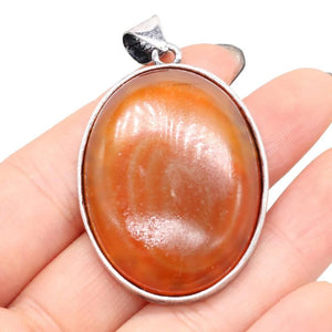 Agates Rose Quartz Crystal Pendants for Jewelry Making