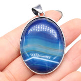 Agates Rose Quartz Crystal Pendants for Jewelry Making