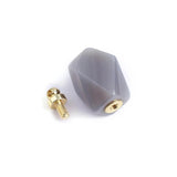 Natural Stone Pendants Rose Quartz Amethysts Mini Perfume Bottle