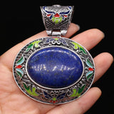 Ethnic Abalone Shell Pendant Stone Agates Charms DIY Necklace Accessories