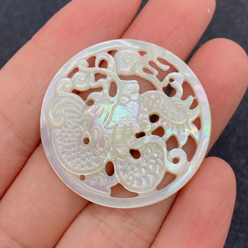 Natural Sea Water Shell Pendant Tree of Life Necklace Pendant