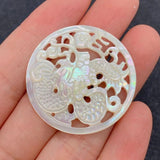 Natural Sea Water Shell Pendant Tree of Life Necklace Pendant