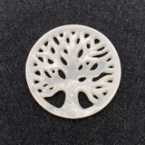 Natural Sea Water Shell Pendant Tree of Life Necklace Pendant