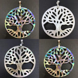 Abalone Mother of Pearl Shell Tree Pendant