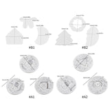 DIY Christmas Pendant Molds Empty Plate Silicone Mold