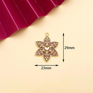 10pcs Christmas Pendant Earring Charm DIY Jewelry Accessories Necklace Holiday