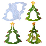 Christmas Resin Molds DIY Pendant Jewelry Small Bell Christmas Tree Silicone Mol