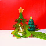 Christmas Resin Molds DIY Pendant Jewelry Small Bell Christmas Tree Silicone Mol