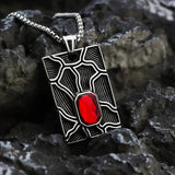 Retro Devil's Eye Gemstone Men's Pendant Jewelry Christmas