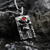 Retro Devil's Eye Gemstone Men's Pendant Jewelry Christmas