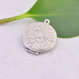 5pcs Stainless Steel Photo Frame Pendant Necklace Charms