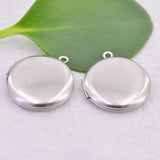 5pcs Stainless Steel Photo Frame Pendant Necklace Charms