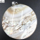Mother of Pearl Shell Pendant Bead Necklace