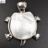 Mother of Pearl Shell Pendant Bead Necklace