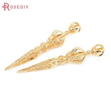 6PCS 18K Brass Buddhist Instruments Charms Pendants DIY Jewelry Making