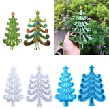 Crystal 3D Christmas Tree Ornaments Silicone Mold