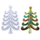 Crystal 3D Christmas Tree Ornaments Silicone Mold