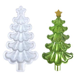 Crystal 3D Christmas Tree Ornaments Silicone Mold
