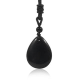 Natural Rose Quartz Agate Pendant Necklace Healing Stone Charms