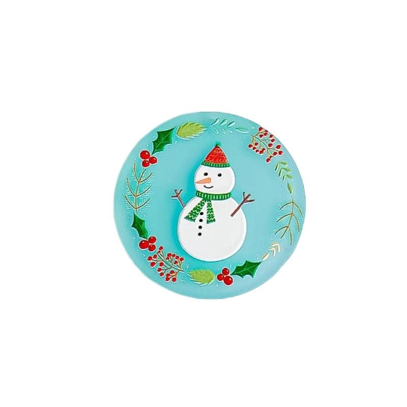 Acrylic Christmas Tree Pendant Jewelry Making Supplies 8pcs