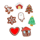 Acrylic Christmas Tree Pendant Jewelry Making Supplies 8pcs