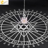 CSJA Natural Stone Pendulum for Divination Healing Radiesthesia H218