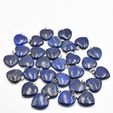 Natural Lapis Lazuli Stone Beads Pendants 20mm for DIY Jewelry Making