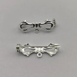 10pcs Butterfly Brooch Pins Base Clasp for Christmas Jewelry DIY