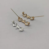 10pcs Butterfly Brooch Pins Base Clasp for Christmas Jewelry DIY