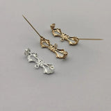 10pcs Butterfly Brooch Pins Base Clasp for Christmas Jewelry DIY