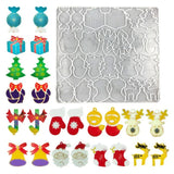 DIY UV Epoxy Jewelry Making Tools Elk Candy Earrings Resin Mold Merry Christmas