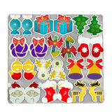DIY UV Epoxy Jewelry Making Tools Elk Candy Earrings Resin Mold Merry Christmas