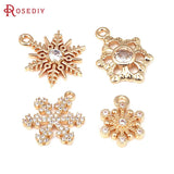 Snowflake Charm Pendants for Jewelry Making