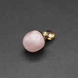 Amethyst Crystal Oval Stone Pendants for Jewelry Making