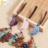 CSJA 7 Chakra Gem Stone Spiritual Car Hanging