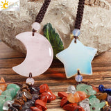 CSJA 7 Chakra Gem Stone Spiritual Car Hanging
