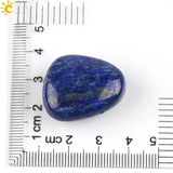 CSJA Natural Gem Stone Reiki Pendants Lapis Lazuli Pink Purple Clear Crystal Opa