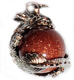 Dragon Jewelry Necklace Pendant 15mm Gem Spheres