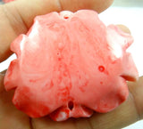 Natural Stone Quartz Crystal Turquoises Chinese Red Cinnabar Pendant