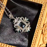 Foydjew Topaz Necklace High-end European American Jewelry