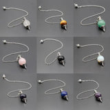 Reiki Energy Quartz Pendulum for Wicca Dowsing