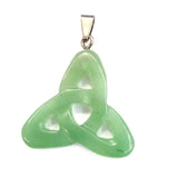 Gem Stone Pendant Crystal Quartz Turquoises Charms for DIY Jewelry Making