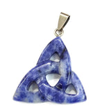 Gem Stone Pendant Crystal Quartz Turquoises Charms for DIY Jewelry Making