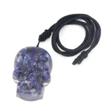 KFT Natural Stones Orgonite Orgone Healing Crystal Reiki Energy Skull Stone