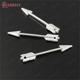 Antique Silver Bow Arrow Charms Pendants Diy Jewelry Findings