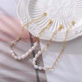 Baroque Freshwater Pearl 14K Filled Bracelet For Women